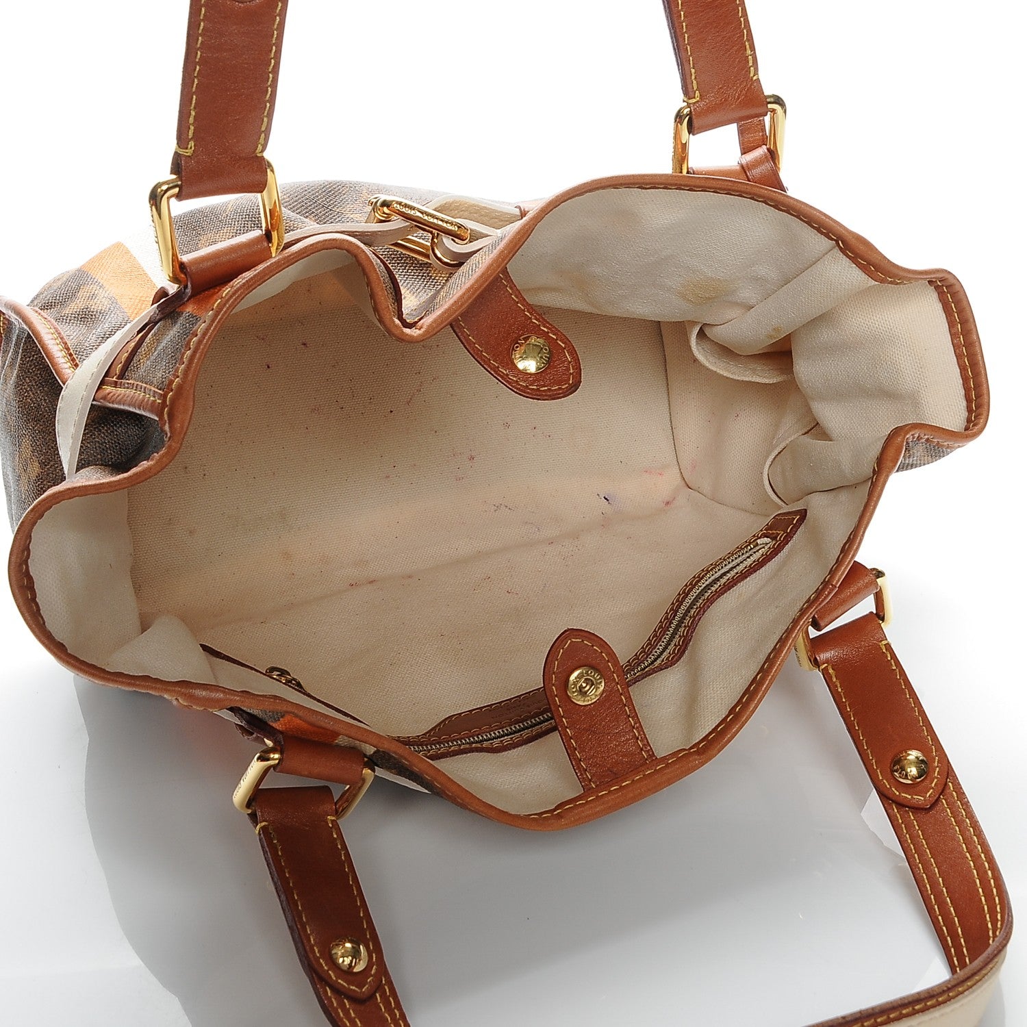 Louis Vuitton Monogram Rayures Tisse Sac PM 5 of 14