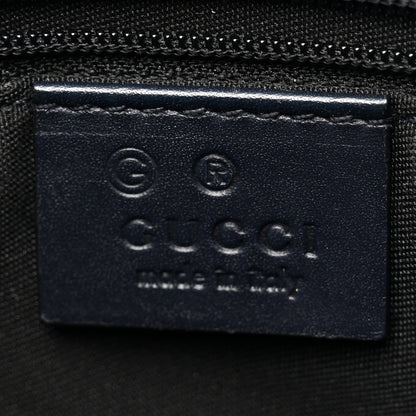 Gucci GG Supreme Monogram Web Flat Messenger Bag Navy 6 of 14