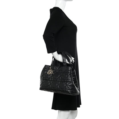 Christian Dior Calfskin Macrocannage Medium Toujours Black 2 of 13