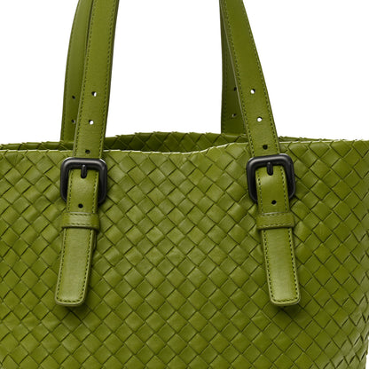 Bottega Veneta Nappa Intrecciato Shopper Tote Kiwi 8 of 10