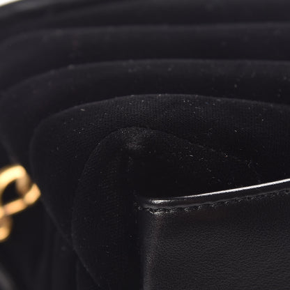 Saint Laurent Velvet Y Quilted Monogram Toy Loulou Crossbody Bag French Black 12 of 14