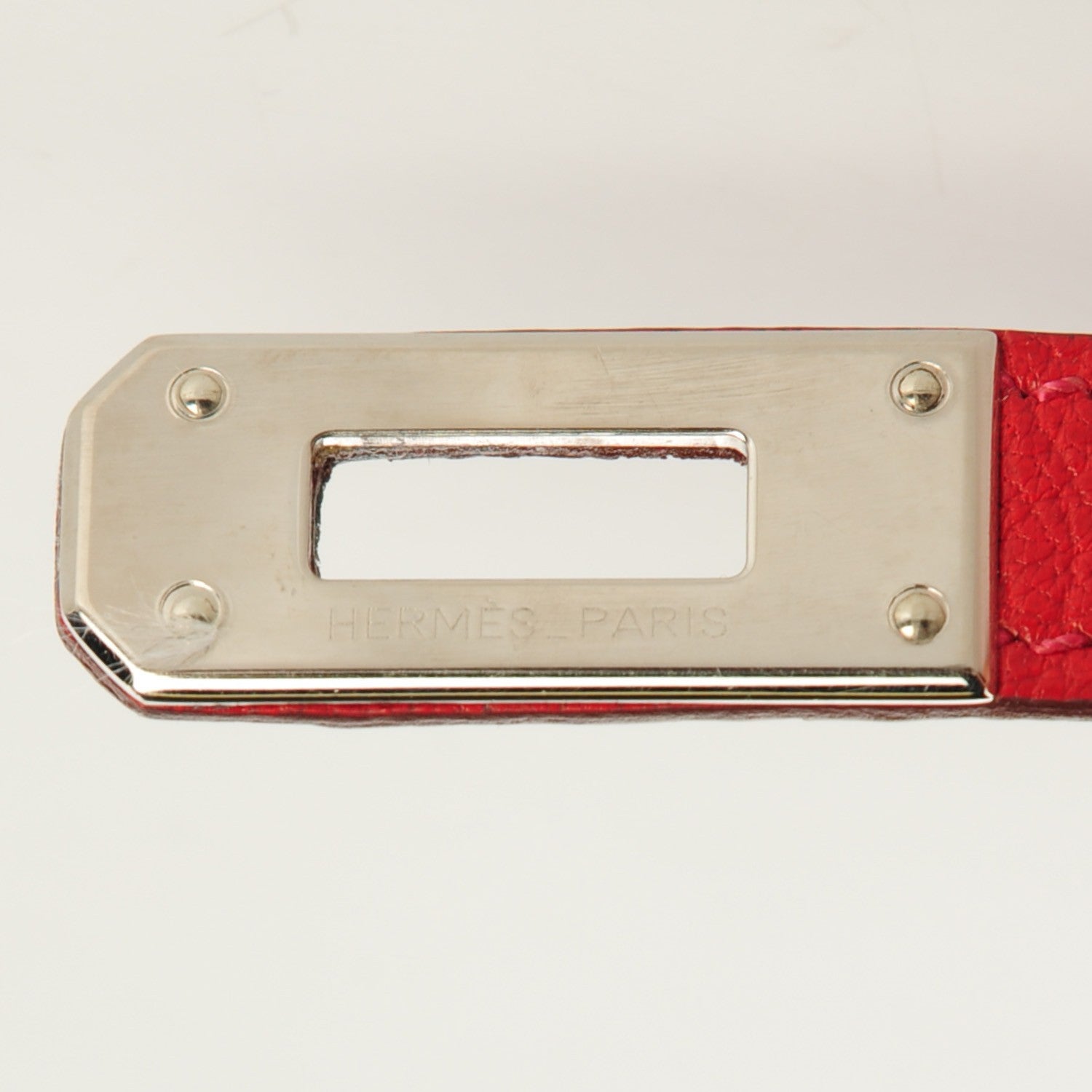 Hermes Chevre Mysore Kelly Longue Wallet Rouge Garance 7 of 10