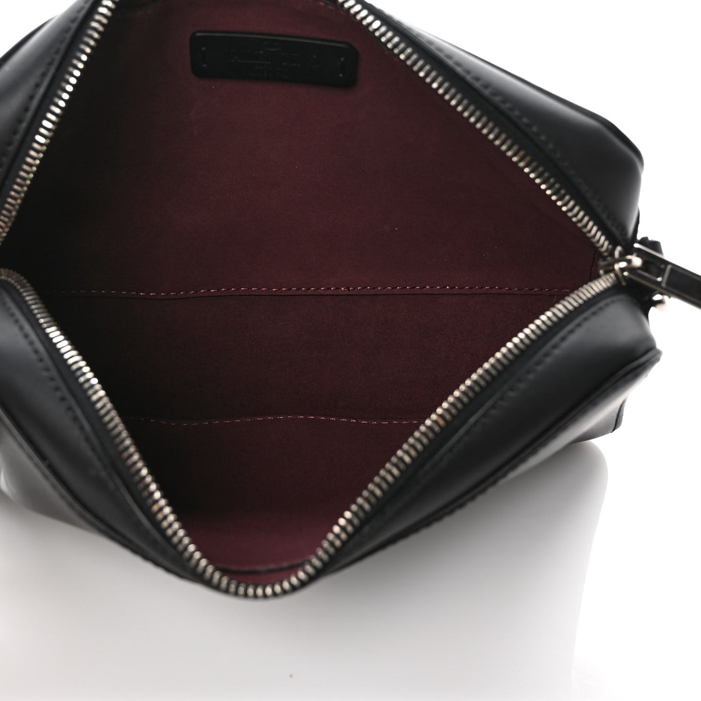 Calfskin VLTN Print Crossbody Bag Black