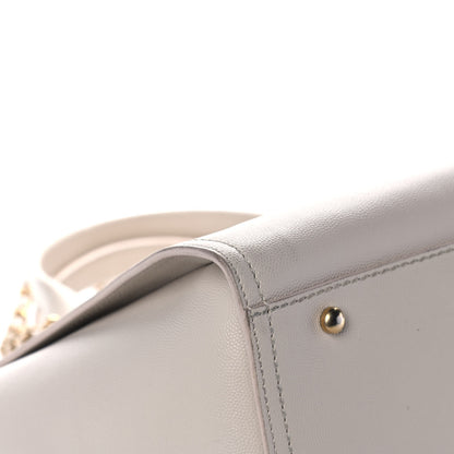 Chanel Caviar Medium Studded Deauville Tote Ivory 8 of 14
