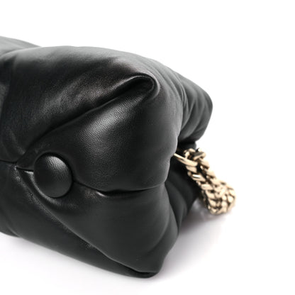 Proenza Schouler Lambskin Puffy Tobo Chain Shoulder Bag Black 9 of 9