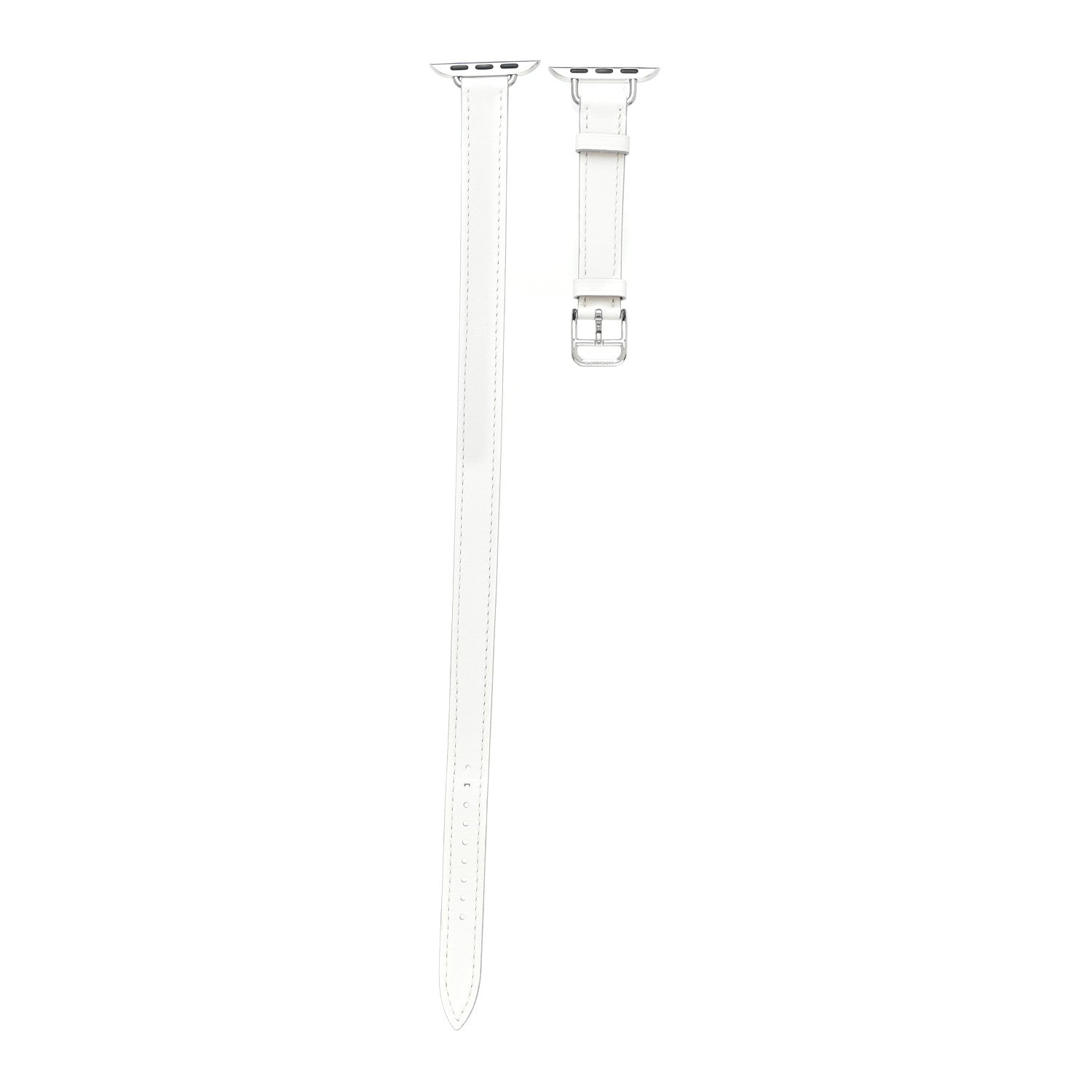Hermes Attelage 40mm Apple Watch Double Tour Band Blanc 1 of 8