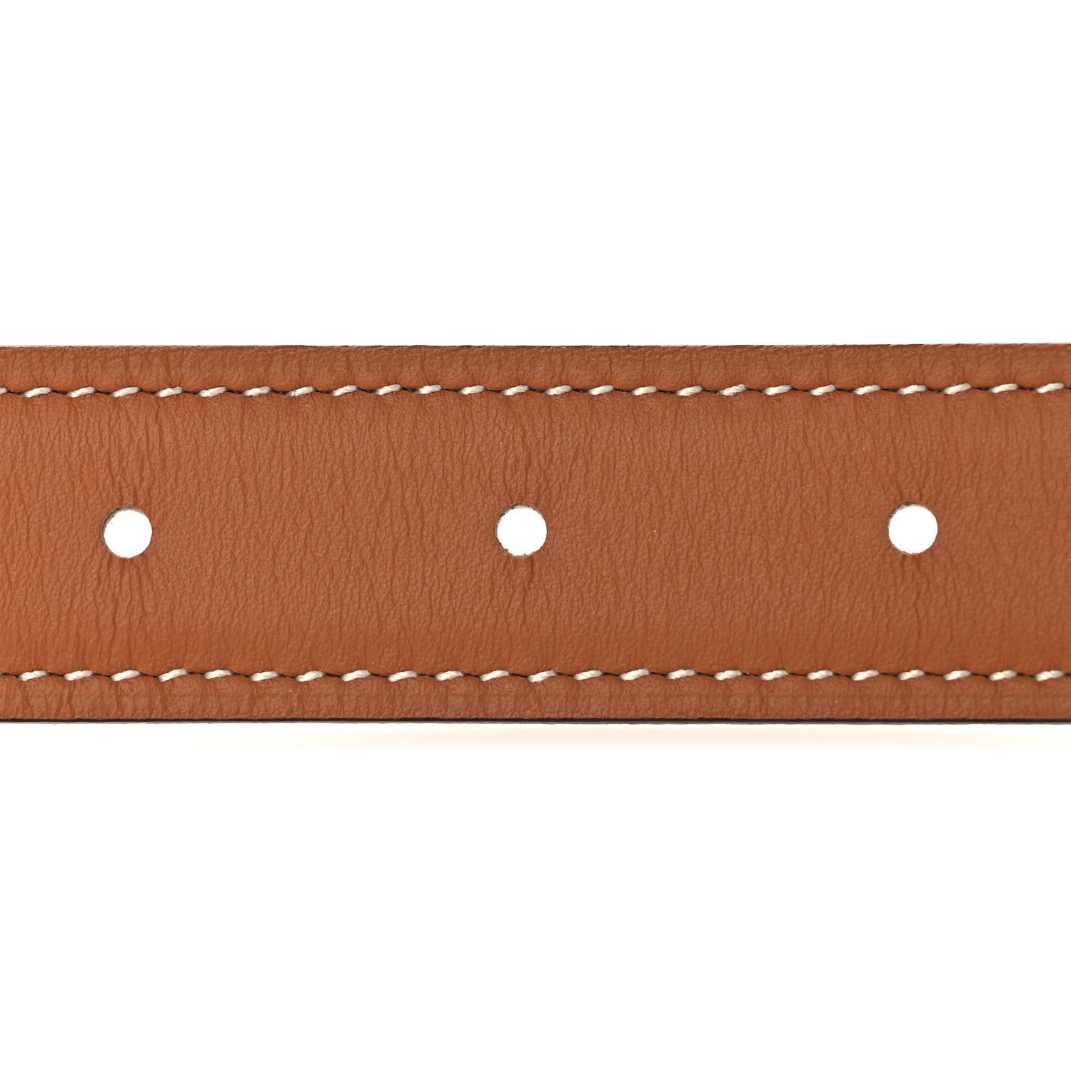 Hermes Epsom Swift 32mm H Belt 85 34 White Gold 3 of 6