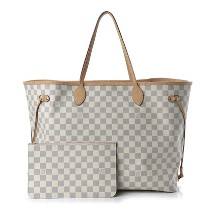 Louis Vuitton Damier Azur Neo Neverfull GM Rose Ballerine 1 of 11