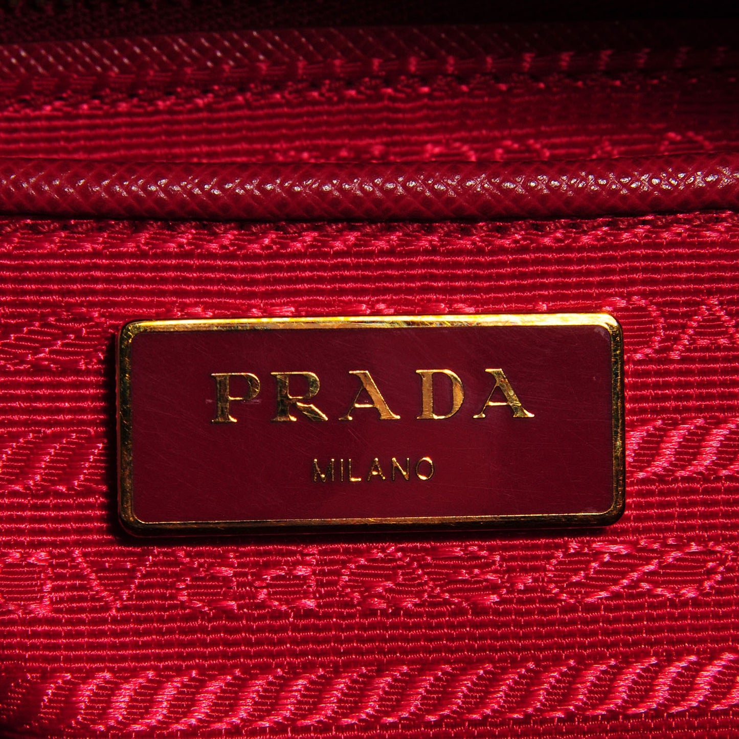 Saffiano Lux Bowling Bag Fuoco Talco