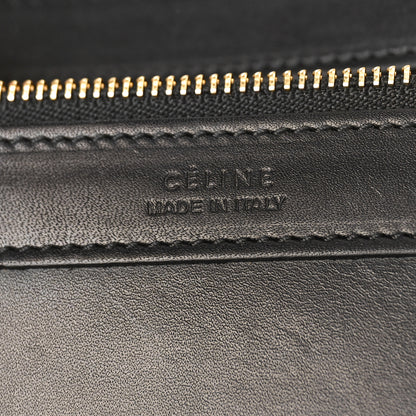 Celine Felt Calfskin Medium Belt Cabas Phantom Black Beige 6 of 12