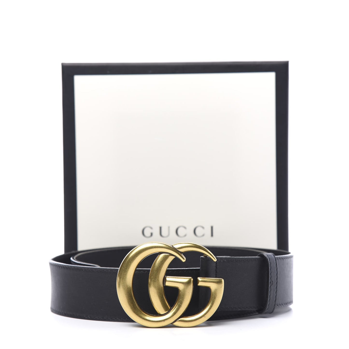 Calfskin Double G 40mm Belt 85 34 Black