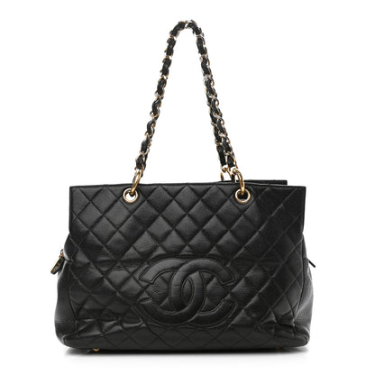 Chanel Caviar Quilted Grand Timeless Tote GTT Black 1 of 13