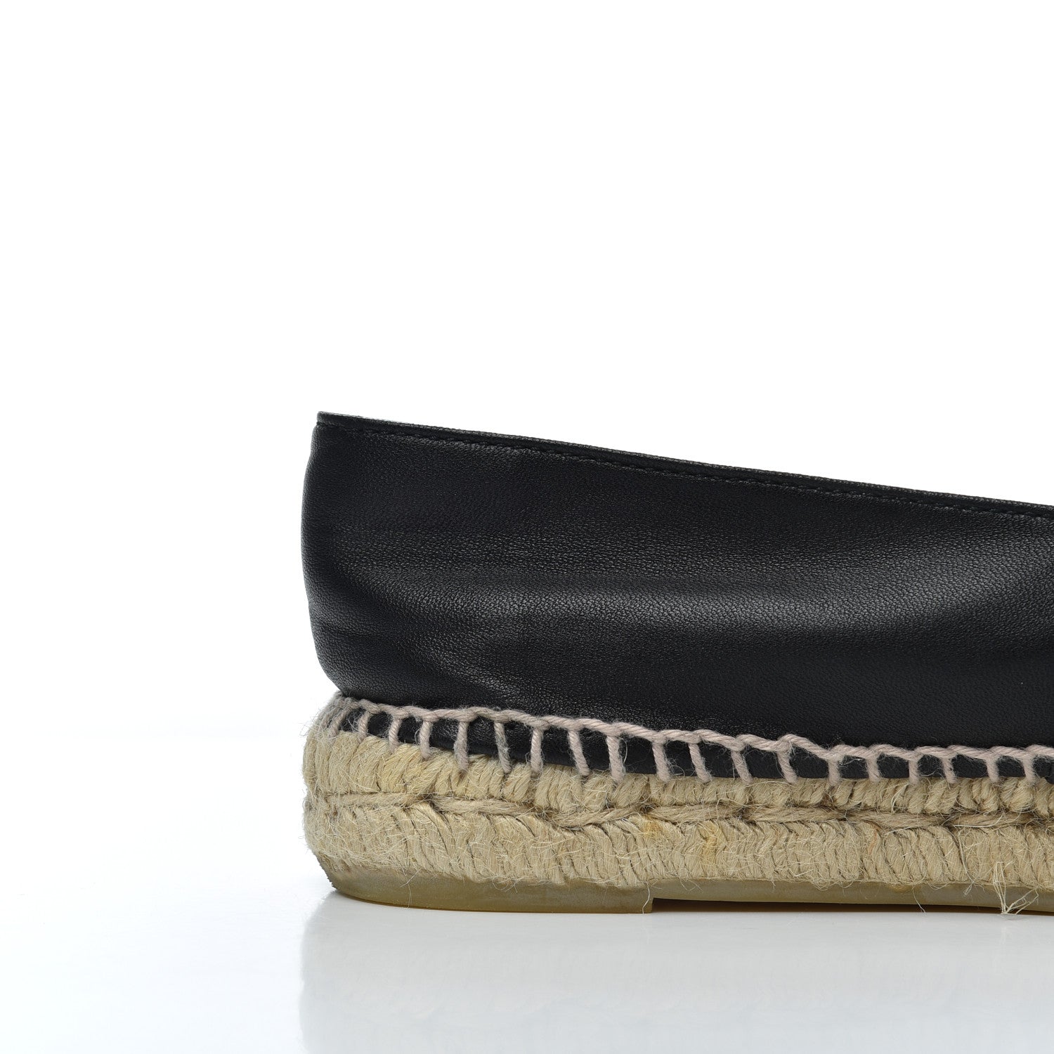 Chanel Lambskin CC Espadrilles 39 Black 12 of 27