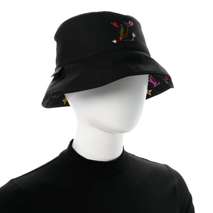 Louis Vuitton LV X TM Reversible Superflat Bucket Hat S Black 2 of 15