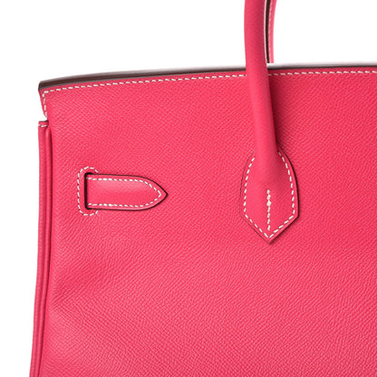 Hermes Epsom Birkin 35 Rose Tyrien 15 of 35