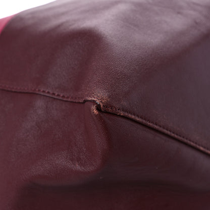 Celine Lambskin Horizontal Bi-Color Cabas Hibiscus Rust 10 of 14