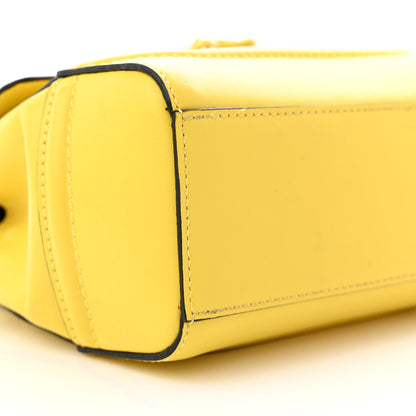 Versace Calfskin Small Palazzo Empire Bag Yellow 8 of 9