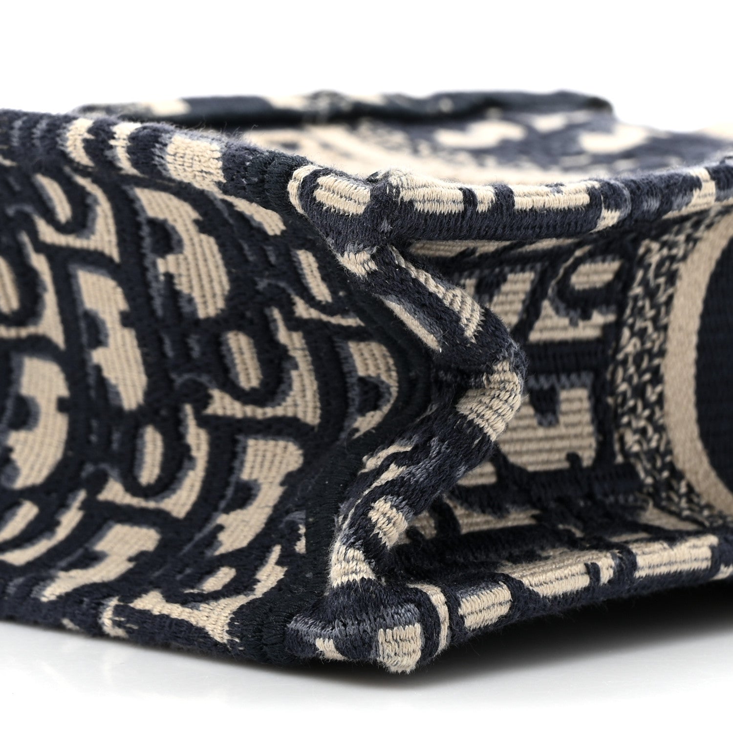 Christian Dior Oblique Mini Book Tote Phone Bag Blue 9 of 11