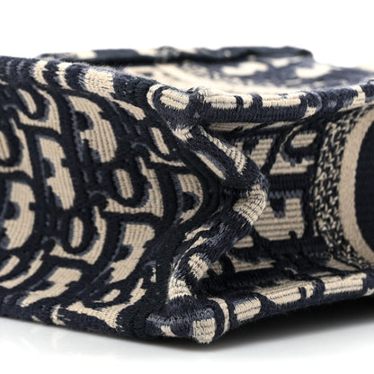 Christian Dior Oblique Mini Book Tote Phone Bag Blue 9 of 11