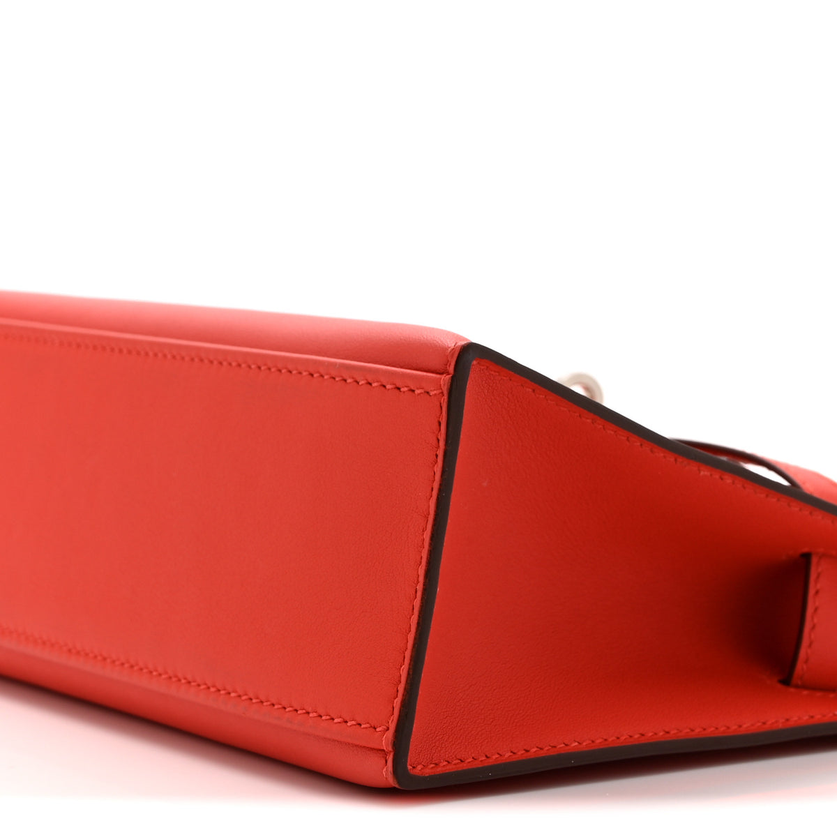 Hermes Swift Kelly Pochette Clutch Capucine 10 of 10