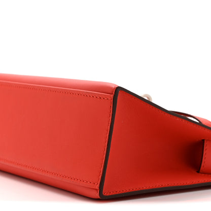 Hermes Swift Kelly Pochette Clutch Capucine 10 of 10