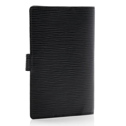 Louis Vuitton Epi Small Ring Agenda Cover Black 2 of 6