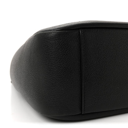 Saint Laurent Smooth Calfskin Small Le 5 A 7 Soft Hobo Black 9 of 10