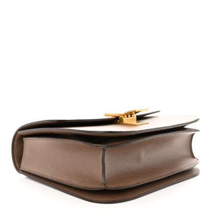 Celine Liege Calfskin Medium Classic Box Flap Bag Taupe 4 of 10