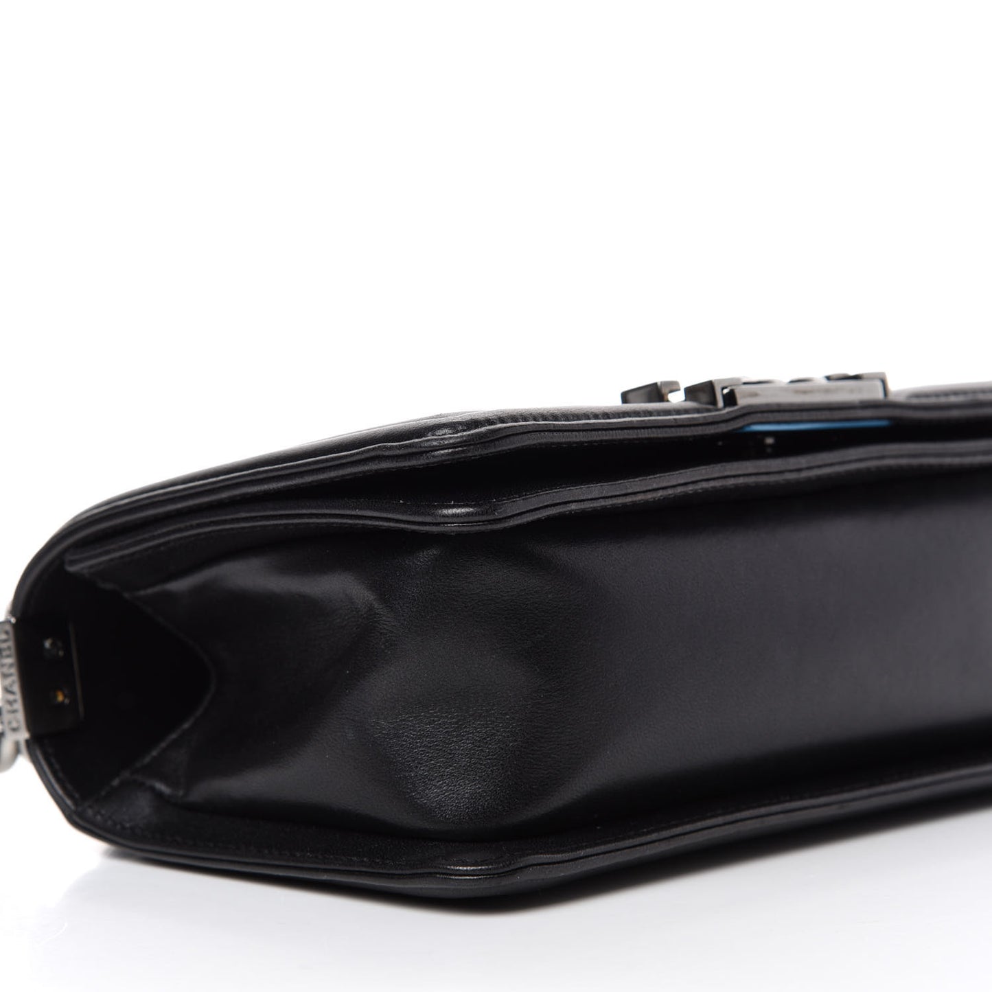 Galuchat Stingray Small Boy Flap Black