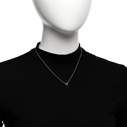 Tiffany 18K Yellow Gold Jade Elsa Peretti Color By The Yard Pendant Necklace 2 of 5