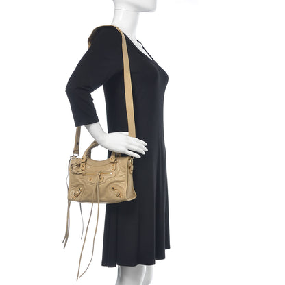 Balenciaga Agneau Classic Gold Hardware Mini S Citytrap Beige Sable 2 of 9