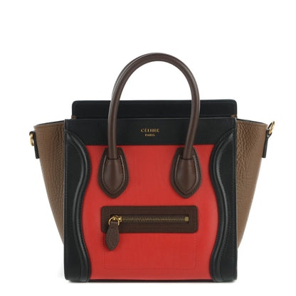 Celine Smooth Drummed Calfskin Multicolor Nano Luggage 1 of 8