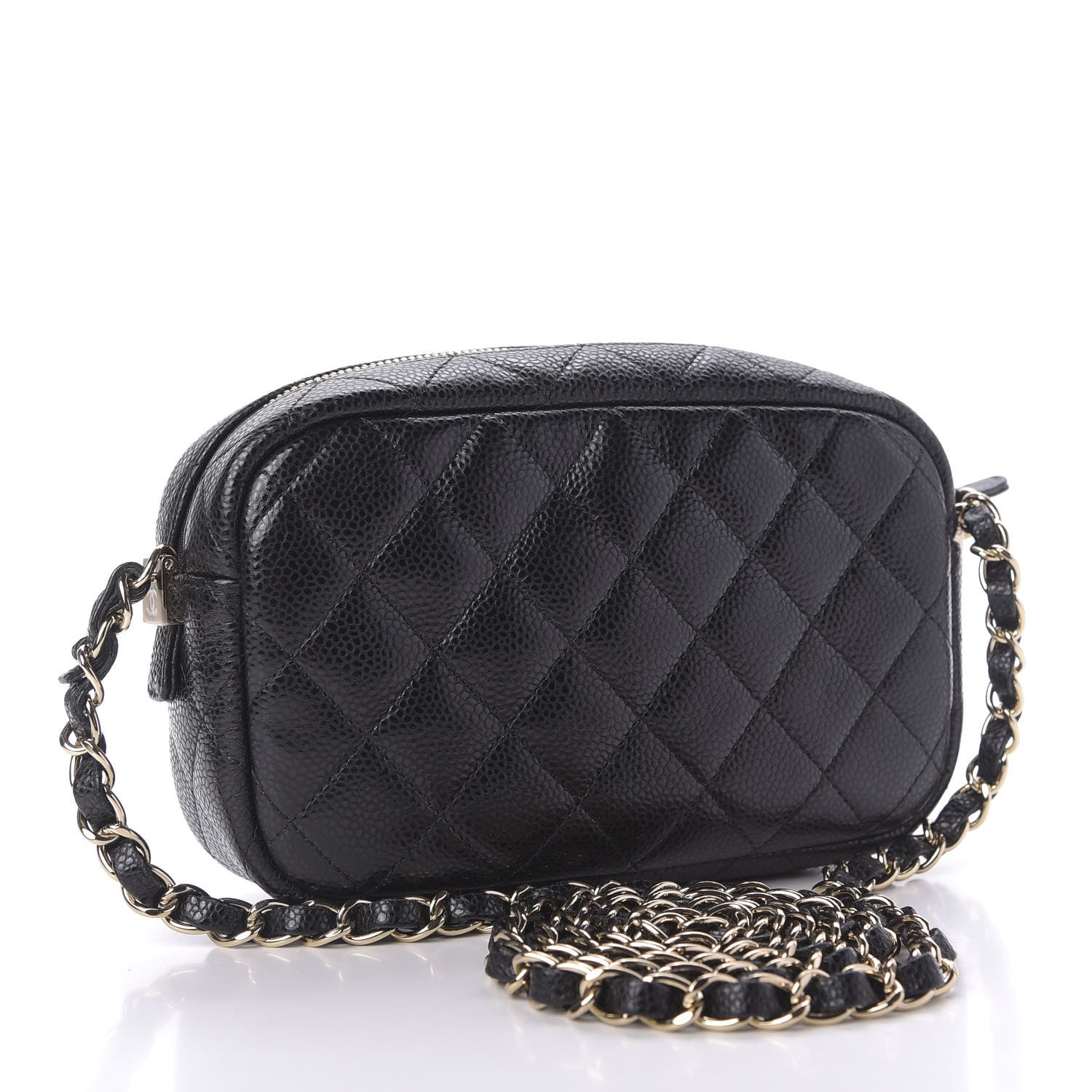 Chanel Caviar Quilted Camera Case Black 3 of 10