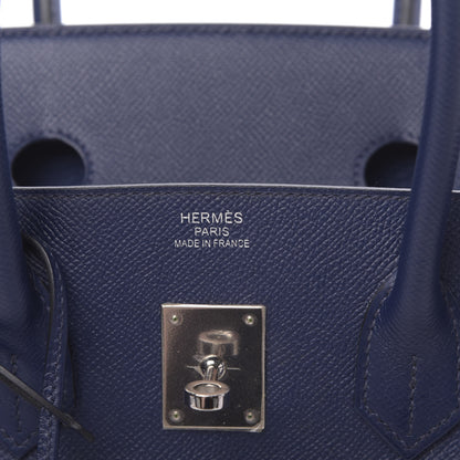 Hermes Epsom Birkin 35 Bleu Saphir 6 of 11