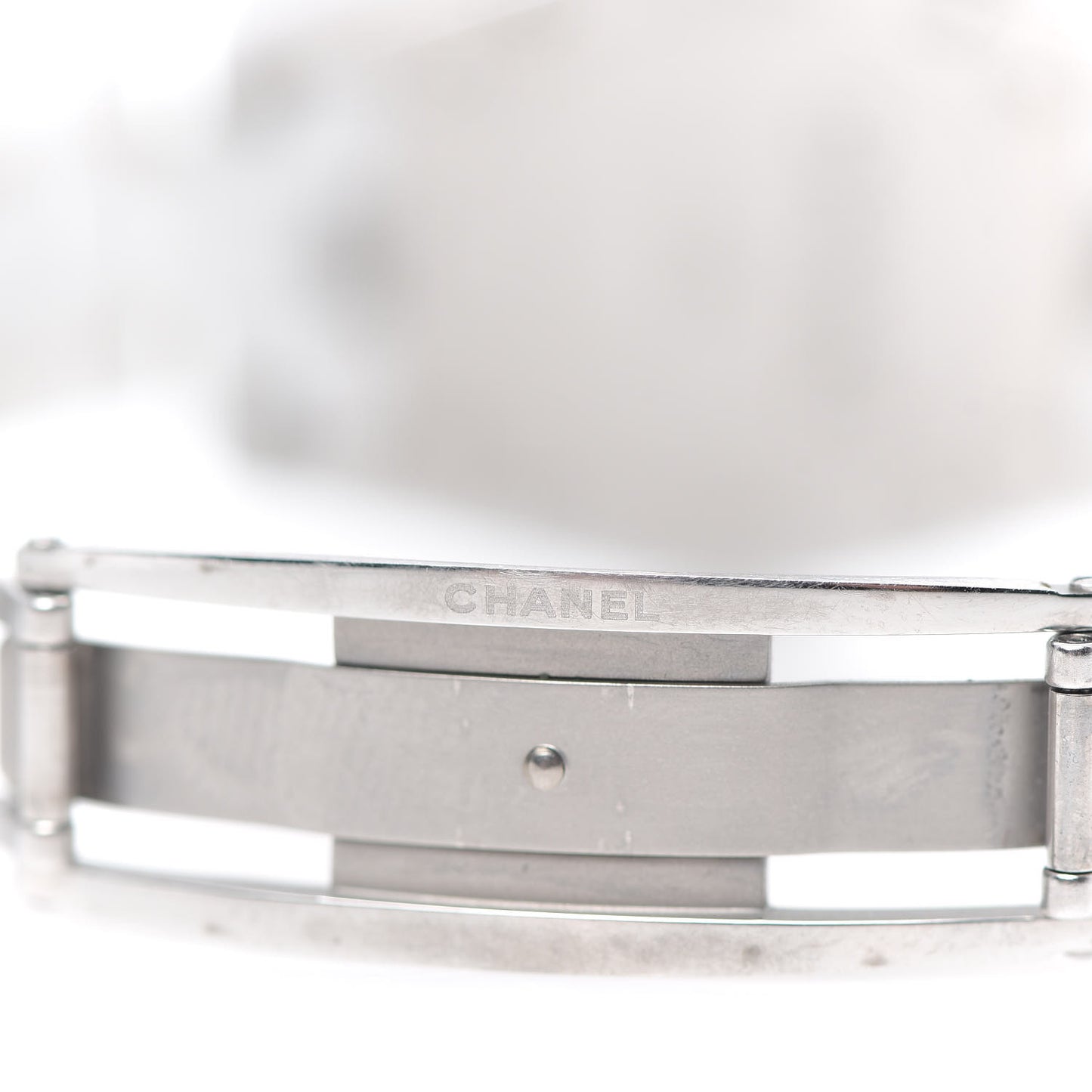 Stainless Steel Ceramic Diamond 33mm J12 Quartz Watch White