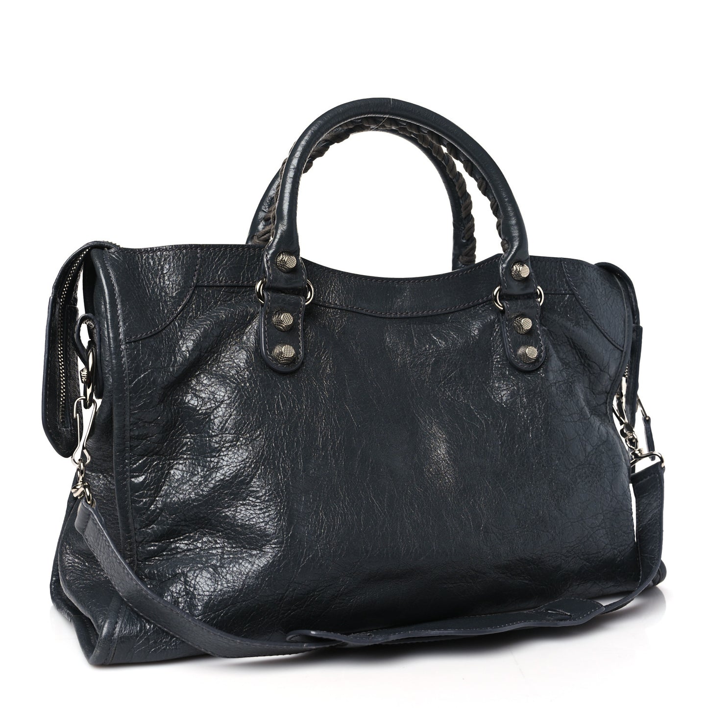 Agneau Giant 12 Silver Hardware City Gris Fossile