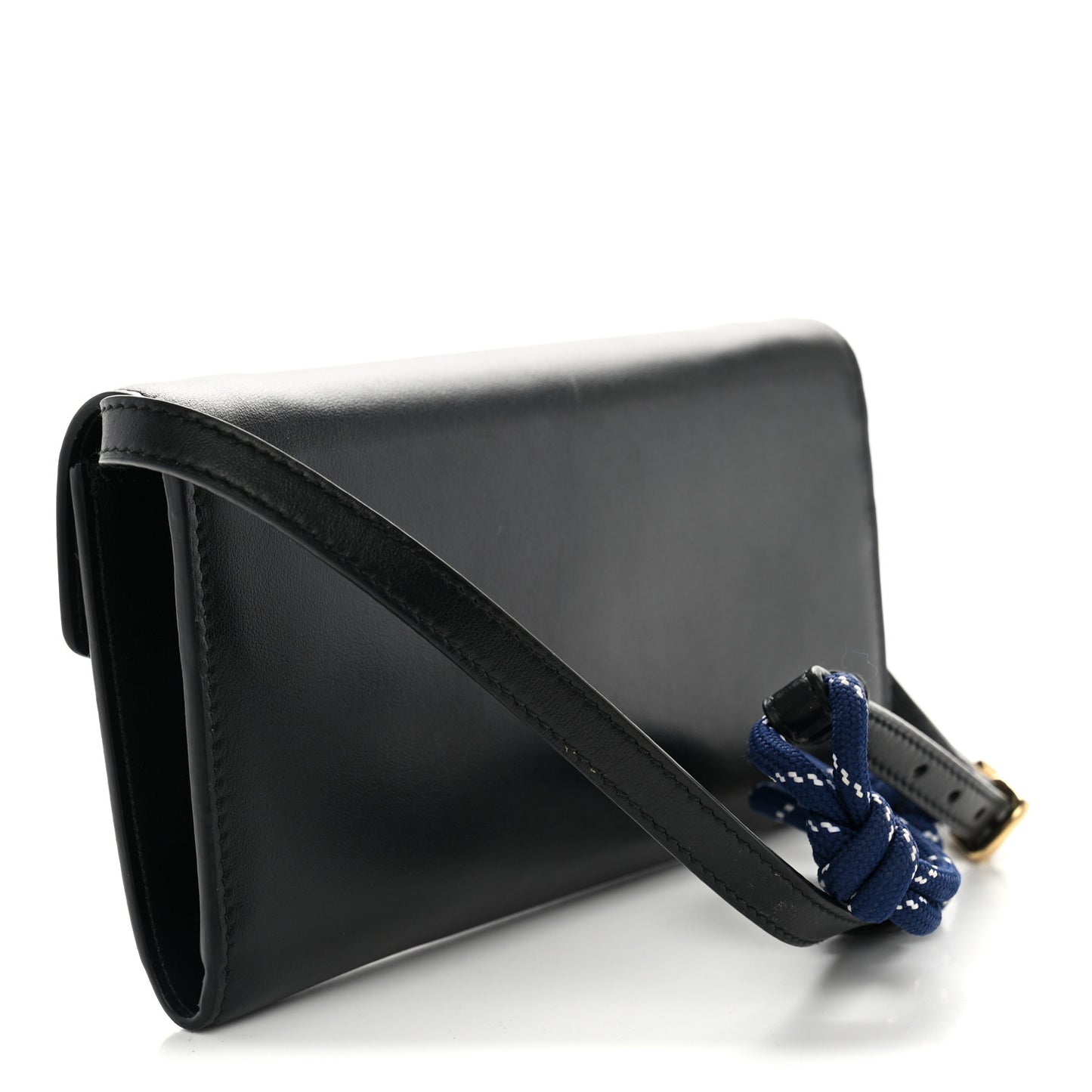 Nappa Wallet On Strap Black Baltic