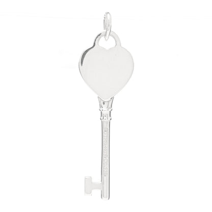 Tiffany Sterling Silver Return To Tiffany Heart Key Pendant 3 of 3