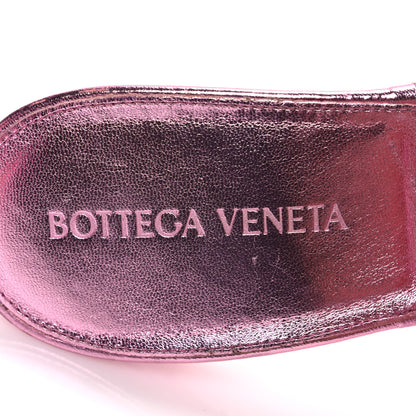 Bottega Veneta Metallic Nappa Maxi Intrecciato Lido 90mm Mule Sandals 39 Azalea 9 of 9
