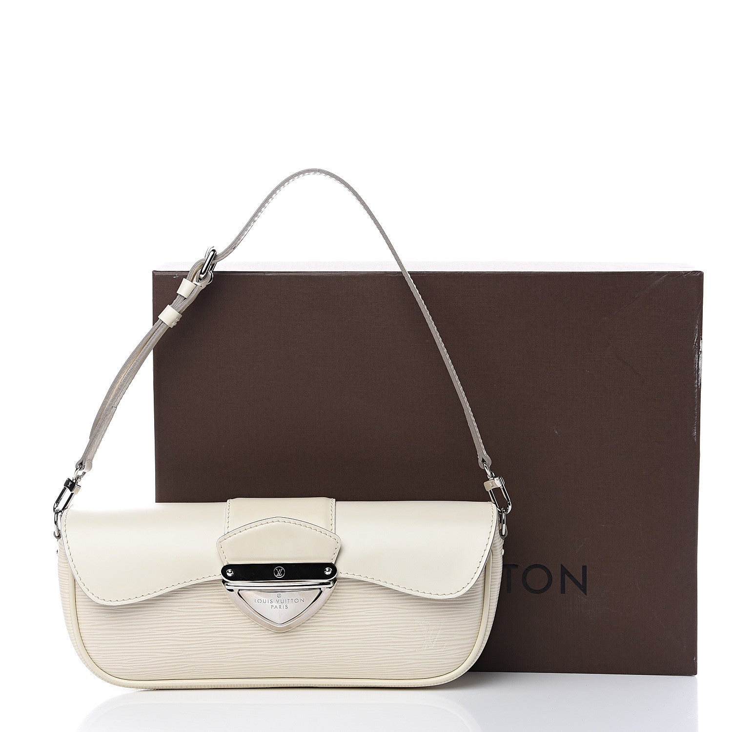 Louis Vuitton Epi Montaigne Clutch Ivory 8 of 8