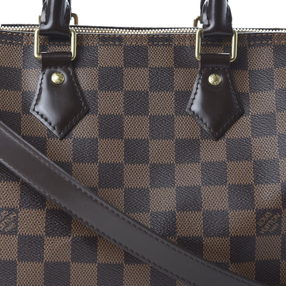 Louis Vuitton Damier Ebene Speedy Bandouliere 25 10 of 10