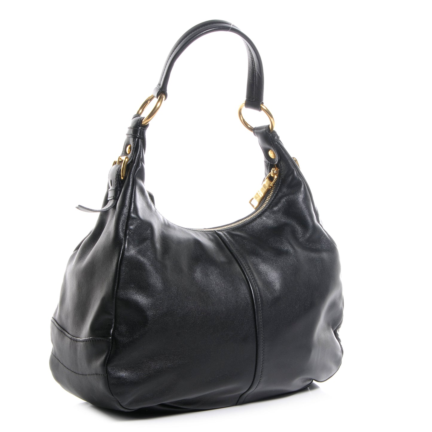 Soft Calf Hobo Nero Black