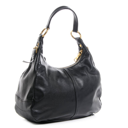 Prada Soft Calf Hobo Nero Black 3 of 8