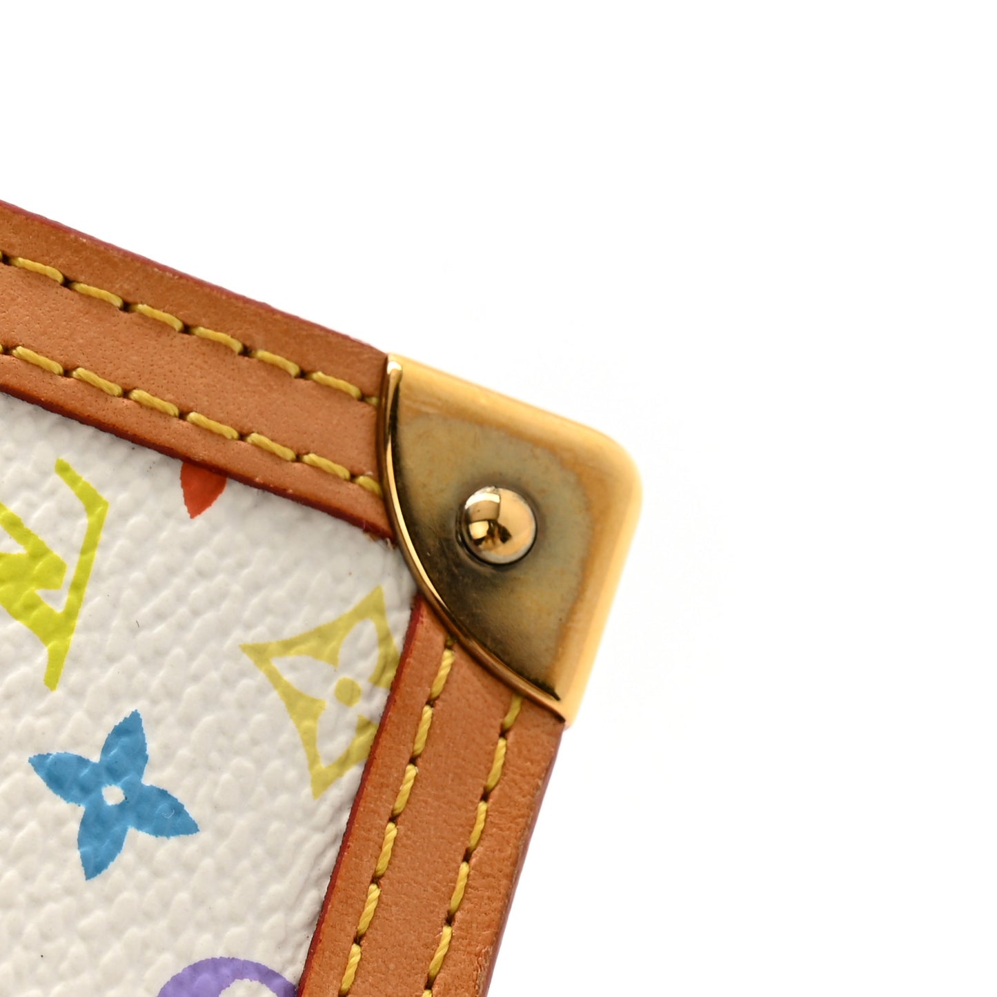 Monogram Multicolor Small Ring Agenda Cover White