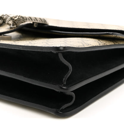 Gucci GG Supreme Monogram Medium Dionysus Shoulder Bag Black 10 of 12