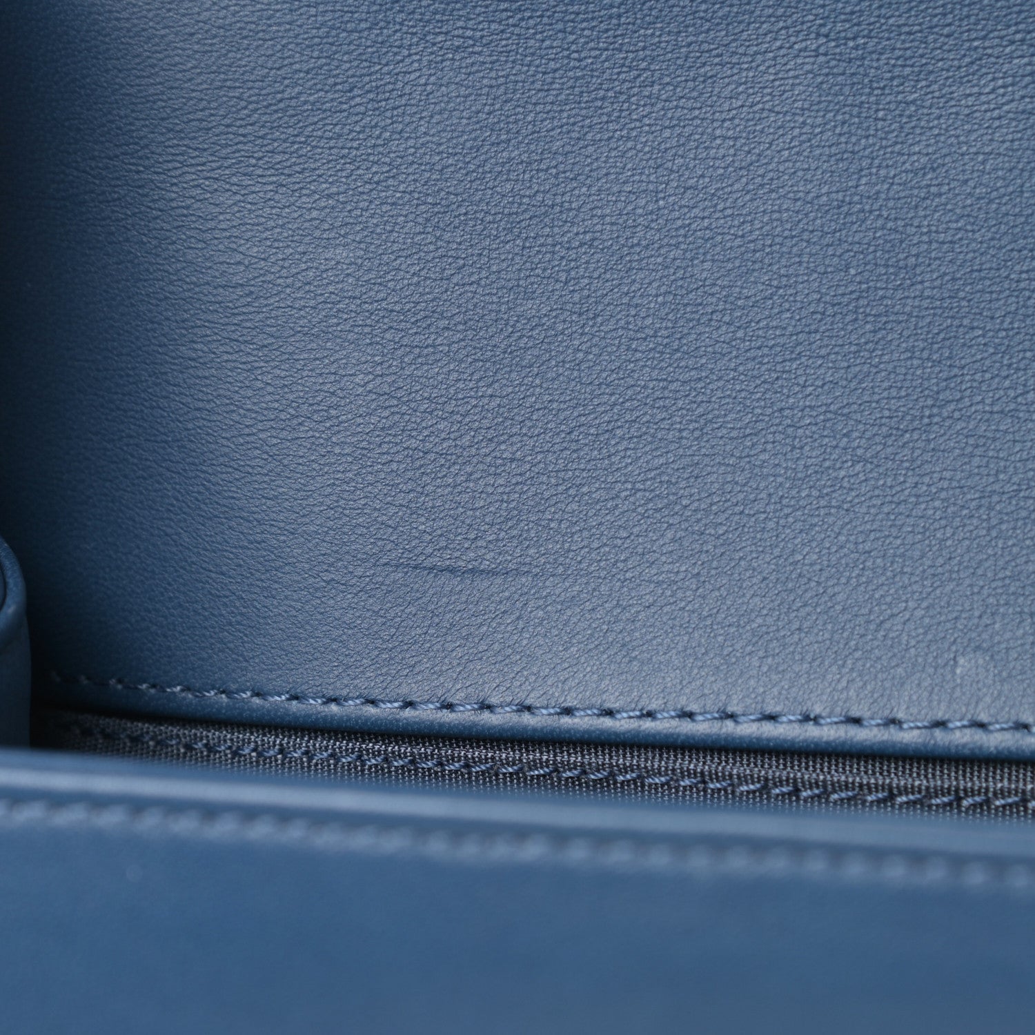 Chanel Lambskin Quilted Medium Boy Flap Blue 13 of 15