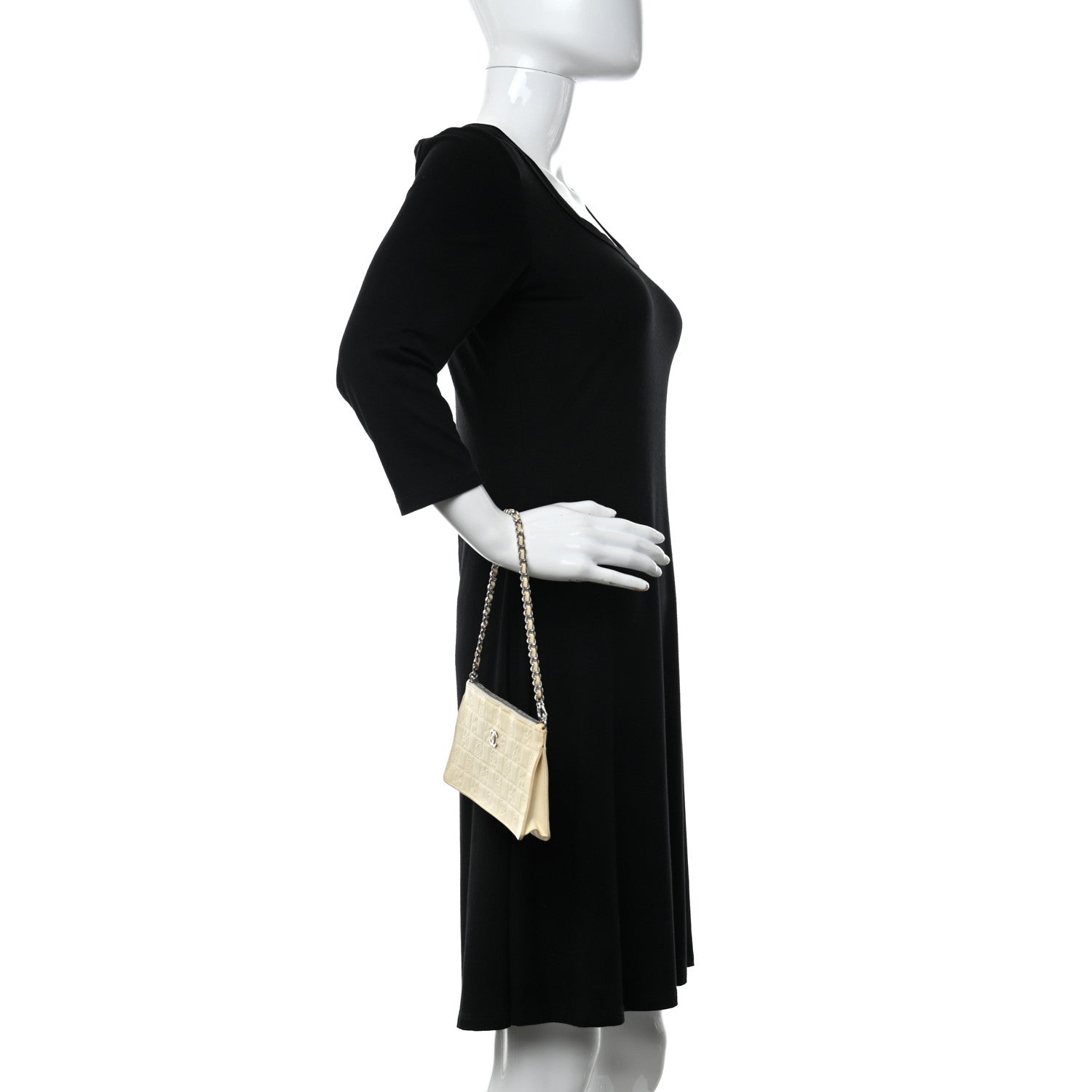 Chanel Lambskin Precious Symbols Pochette Beige 2 of 12