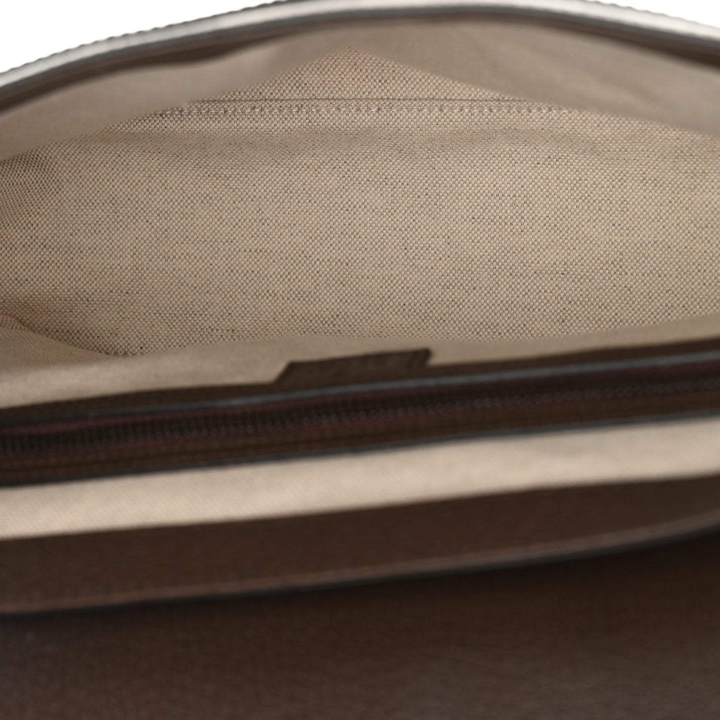 Tender GG Supreme Monogram Textured Dollar Calfskin Ophidia Messenger Bag Beige Ebony Dark Brown