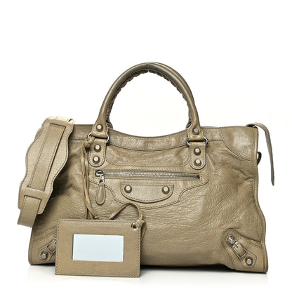 Balenciaga Agneau Giant 12 Silver Hardware City Latte Beige 1 of 14