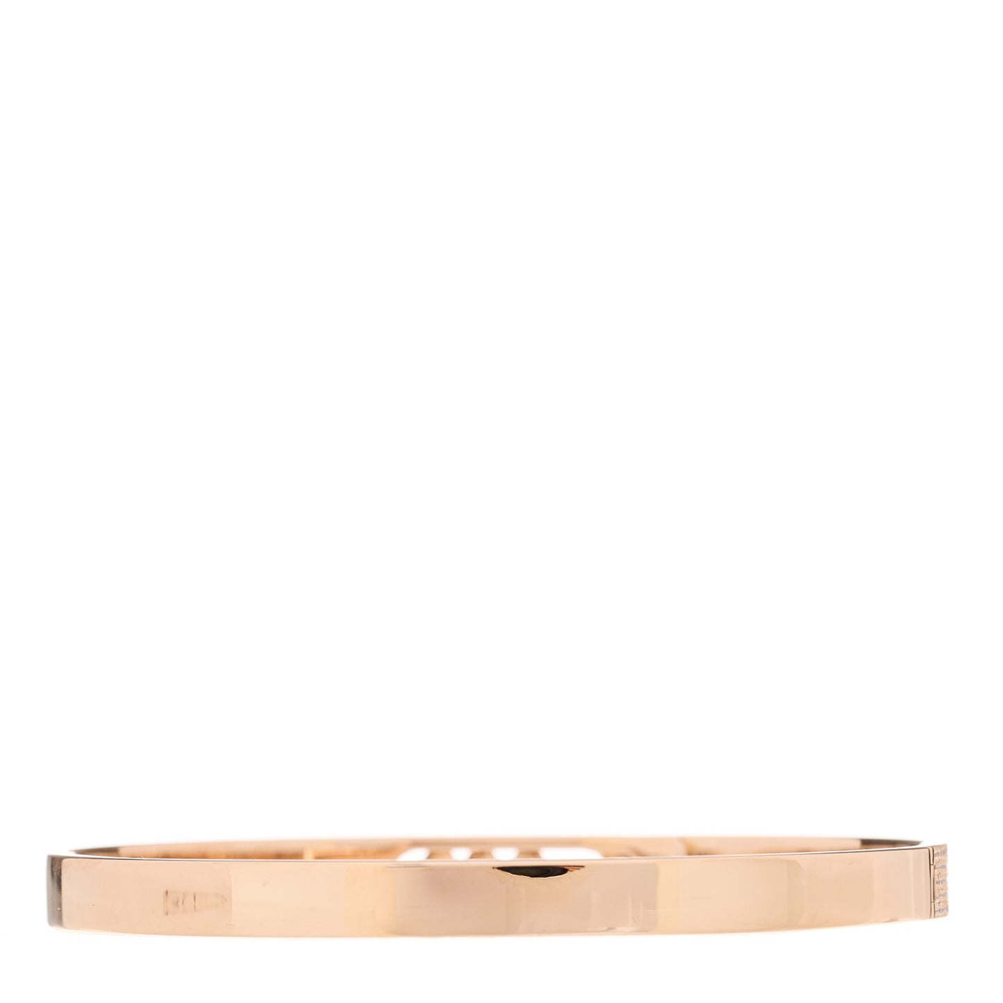 18K Rose Gold Diamond SM Move Noa Pave Bangle Bracelet S